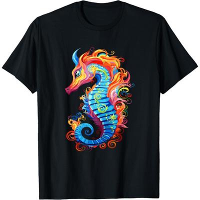 Seahorse Underwater World for a Seahorse Fan T-Shirt(1)