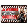 Metal Wall Art Sign Home Decor 20x30 Cm