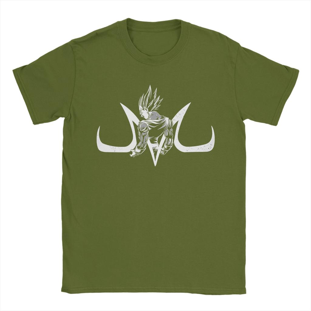 Mens Vegetas Dragon Ball Z T Shirts Pure Cotton Clothes Novelty Short Sleeve Round Collar Tees Plus Size TShirts