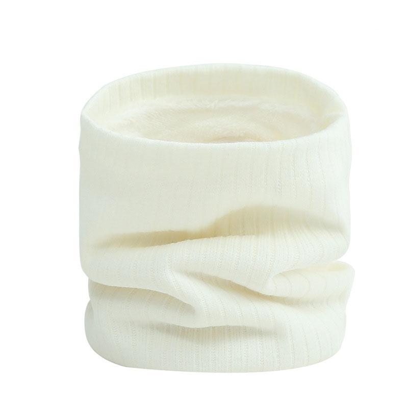 

Women Neck Cover For Children Autumn Winter Cold Warm Men Fashion Neckerchief Solid Knitted Scarf Thickening Fleecing Korean One Size