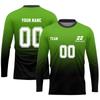 Men’s Long Sleeve Gradient Athletic Shirt, Lightweight Sports Top, Quick Dry Tee for Training, Running,