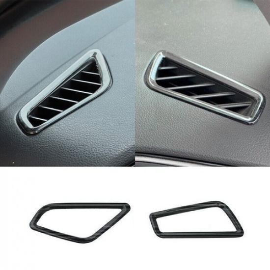 For Hyundai Elantra 2017- Titanium Black Dashboard Side Vent Overlay Cover
