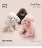 Cute Poodle Plush Toy: Adorable Lying Dog Pillow & Soothing Companion