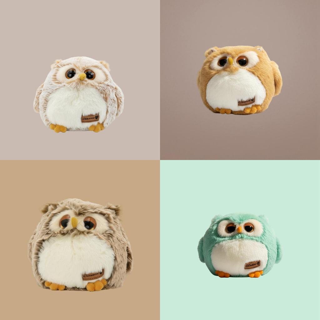 Animal Plush Owl Toy With Pp Cotton Filling For Kids And Teens Gift