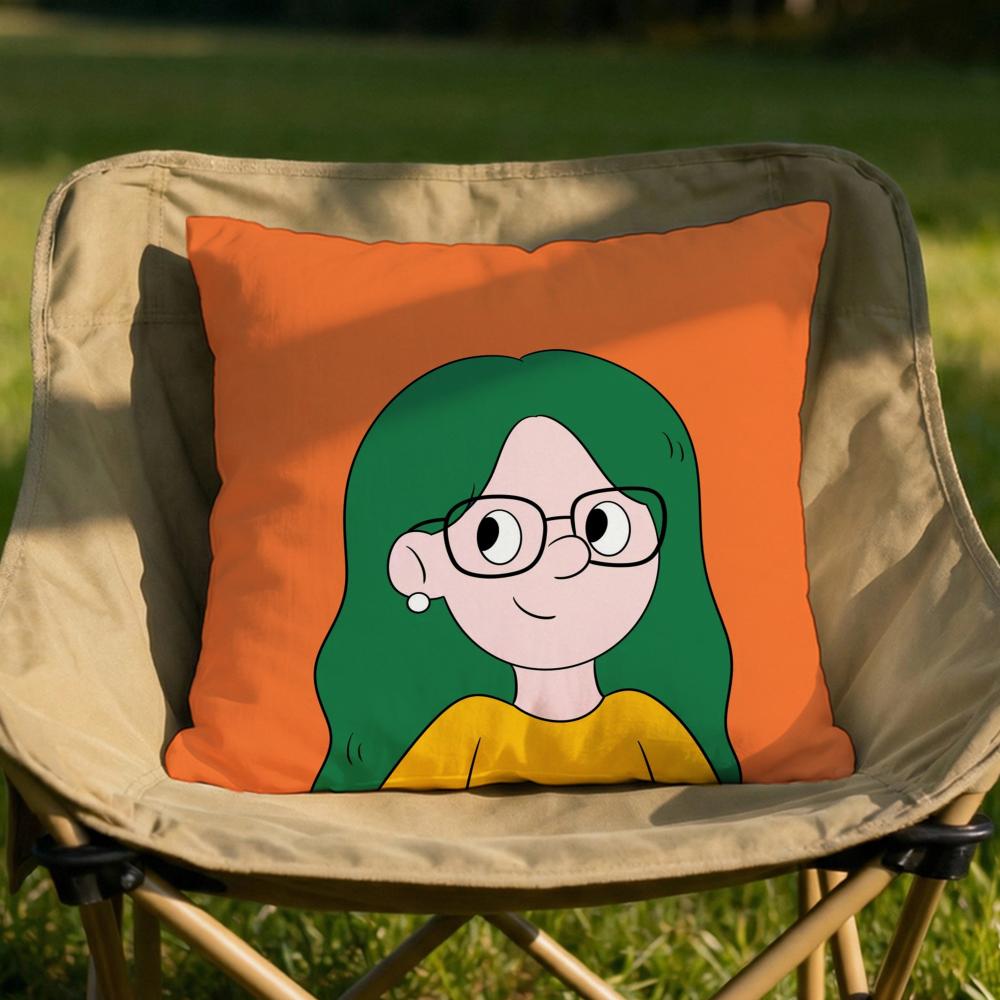 PPop ManS Cushion Cover Soft Reversible  Durable Pillow Cover  MultiScene Use for Home  Car Daily Comfort