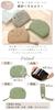 Mirachic Genuine Leather Card Case, Greige, Elephant-Shaped, Compact, Cute, Kids', Grained Leather, Accordion Wallet, Large Capacity, Point Card
