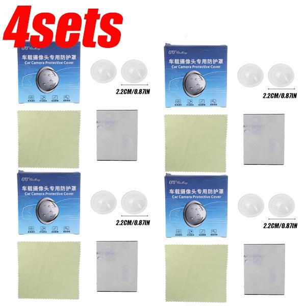 360 Degree Car Camera Cover Transparent Round Waterproof Dustproof Anti-Collision Protective Shield for Reversing Image