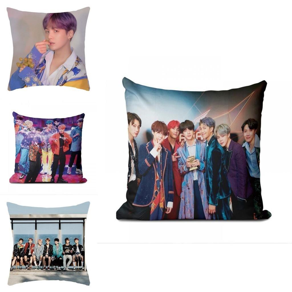 Map Of The Soul 7 Print Pillow Case Decorative K-pop Bangtan Boys Cushion Cover For Ultimate Fan Style