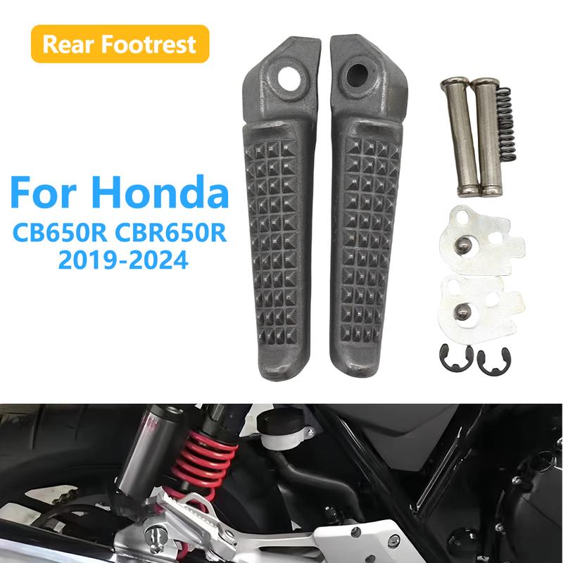 Motorcycle Rear Footrests Foot Pegs For Honda CBR650R CB650R CBR650F CBR600RR F2 F3 F4 F4i CMX1100 Passenger Footpegs Accessory