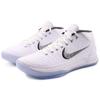 Nike Scarpe da Basket Kobe AD Comode Assorbimento degli Urti Antiscivolo Mid-Top Sneaker da Uomo Bianco ao9050-100