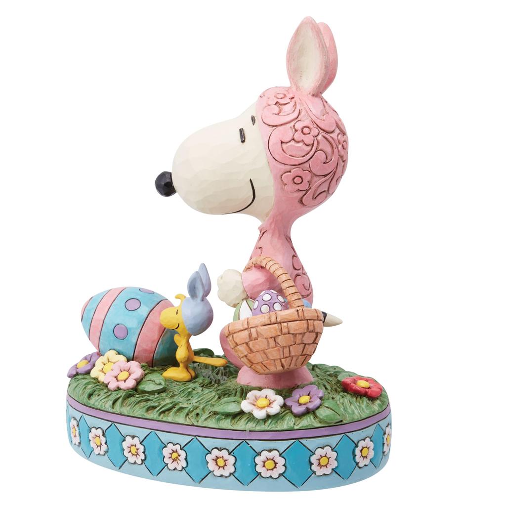 JIM SHORE Snoopy Woodstock Osterhase 6014343 &