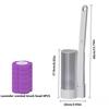 Disposable Toilet Brush Replacement Brush Head Cleaning Brush Kit Toilet Bowl Brush Long Handle Wall-mounted Wc Accessories Tool