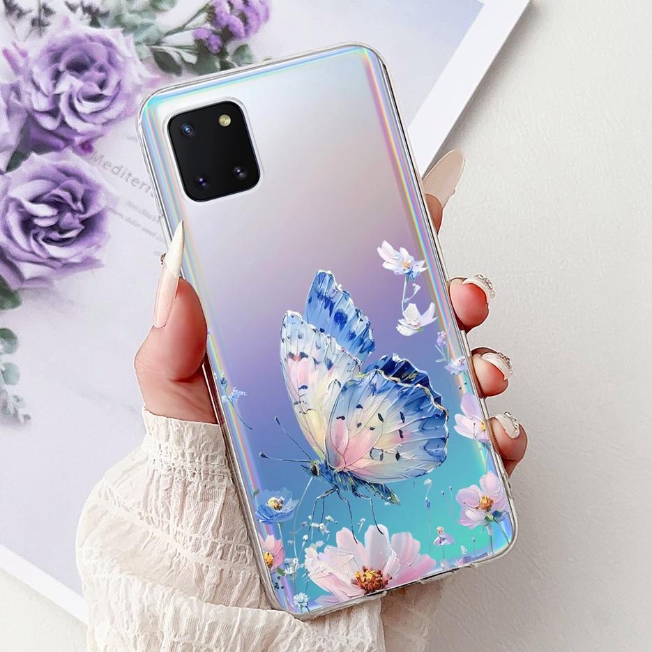 For Samsung Galaxy Note 10 Lite Case SM-N770F Luxury Love Heart Painted Cover Soft Slim Phone Case For Samsung Note10 Lite Shell