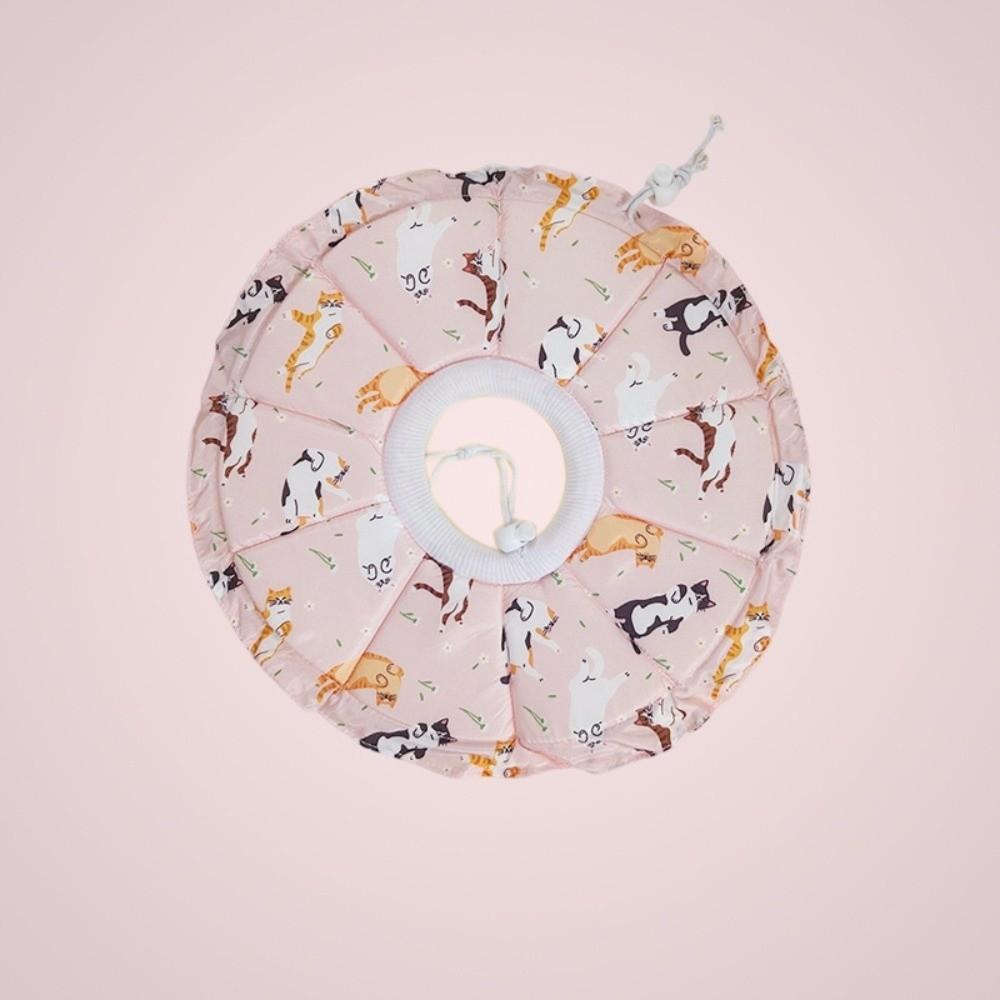 Cartoon Pattern Cat Elizabethan Collar Anti Biting Cat Recovery Collar  Neck Recovery S-Style A