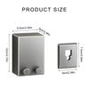 Multipurpose Retractable Clothesline Invisible Wire Rope Wall Mounted Clothes Line for Hanging Diapers and Socks
