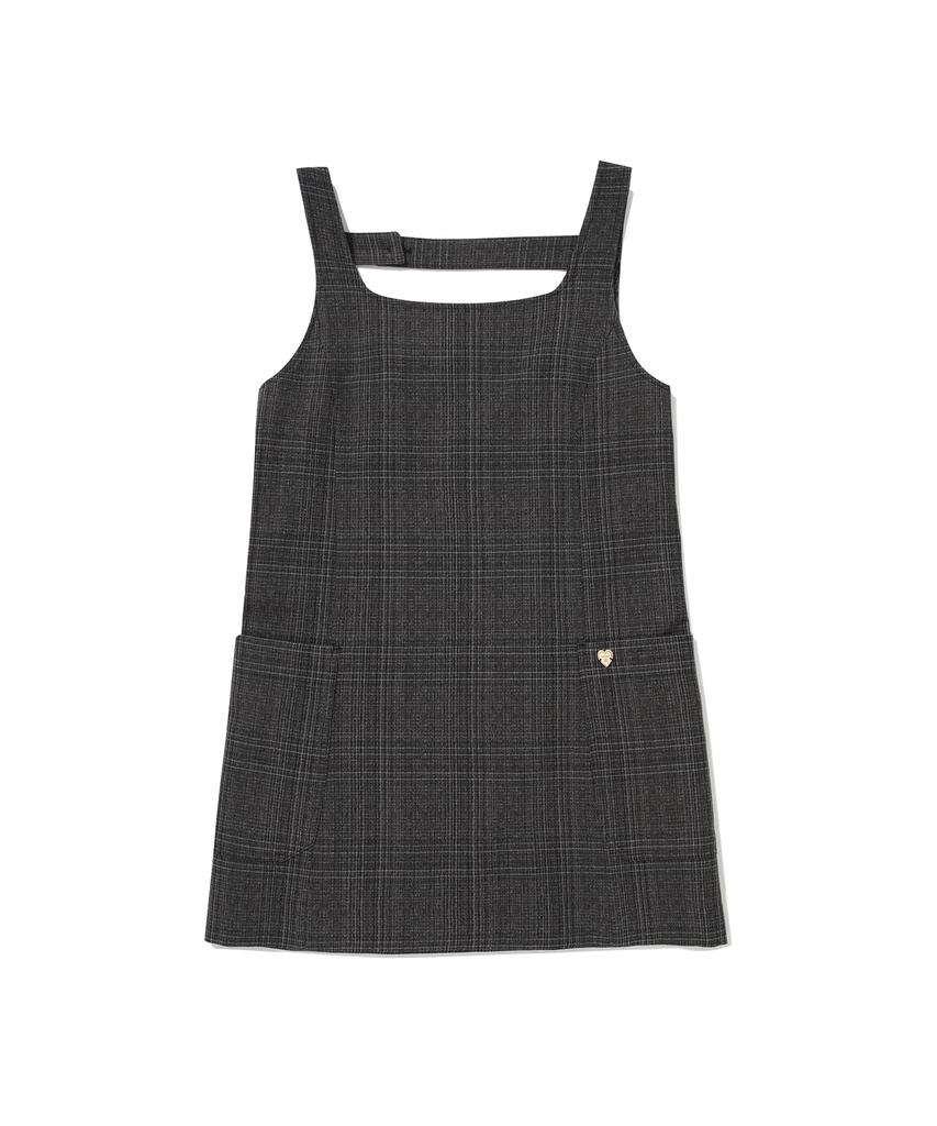 Covernat Woman Pocket Layered Mini Dress Brown
