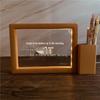 3D Photo Frame Pen Holder Night Light – Creative Graduation or Birthday Gift for Teachers and Classmates