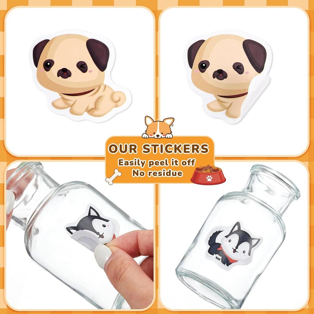 500Pcs Roll Pet Dog Reward Sticker Fun Motivationsticker For School Teacher Student Stationery Stickers Kids
