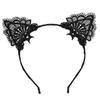 Lace Cat Ear Glitter Lovely Gift Sweet Circle Bowknot Pendant Hair Band Women Hair Accessories