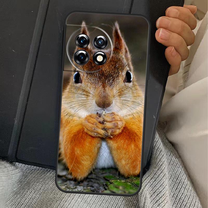 Squirrel Case For OnePlus 15 13 12 11 13R 13T 10T 10R 12R OnePlus Nord 5 CE 2 3 4 Lite N20 N30 Cover