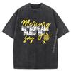 Mercury Retrograde Saying New T Shirt Man Clothes Printed Tees Mens Vintage Washed Shirt Mens Streetwear Clothing