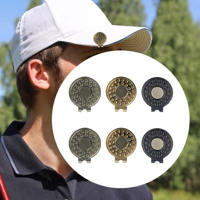 6 sztuk Klipsy do kapelusza golfowego Uchwyty na markery do piłek Akcesoria, Przenośne, Praktyczne dla mężczyzn i kobiet