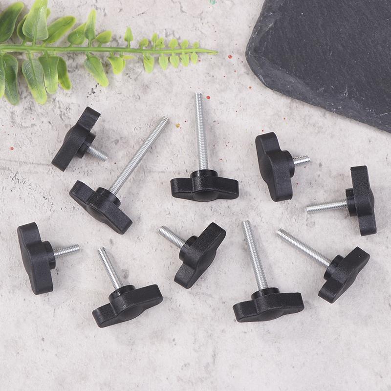 4Pcs 304 Stainless Steel Thumb Screws M4 Z-Shaped Handle Bolt Hand Knob Mechanically Adjustable Thumb Butterfly Wing Screws