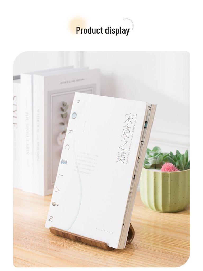 Portable Wooden Phone and Tablet Stand for Easy Viewing