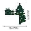 Christmas Door Frame Decoration Cartoon Wooden Christmas Decorations Happy New Year 2025 Door Frame Trim Wood Xmas Decor