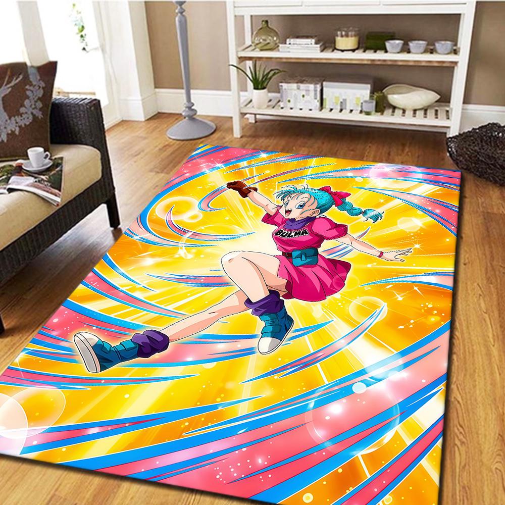 

Bulma Bulla Floor Carpet, Cool Movie Themed Mat, Digital Printed Rug for Home Bedroom Decor, Play Mat -HYQ2 60x90cm