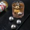 9 ks/sada Nerezová whisky ľadový tatarák Opätovne použiteľný kovový mrazený guľôčkový pivo Kocka ľadu Jedinečná