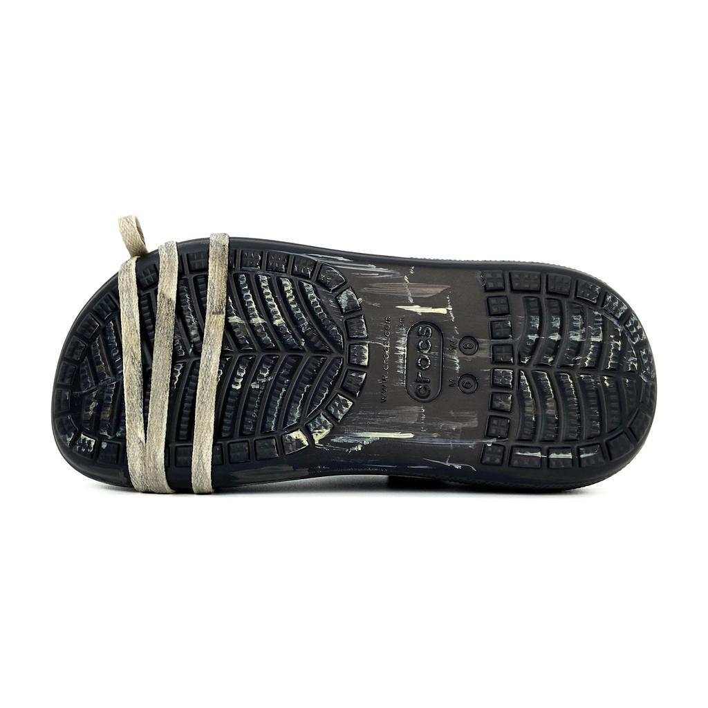 Crocs Undercurrent Saint Classic Crush Clog EVA Clogs Unisex Black 207521-001(team1134-)