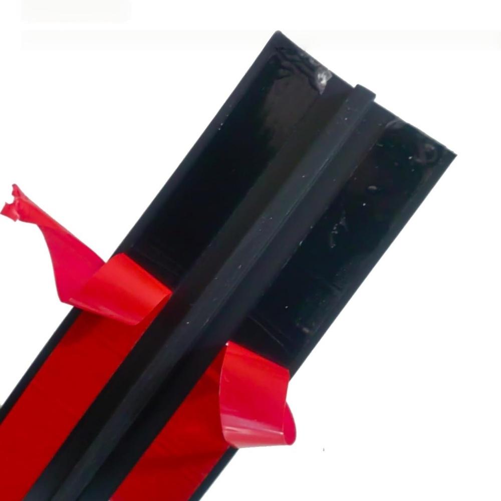 1pc 118.11inX1.97in Carpet To Tile Floor Transition Strip Self Adhesive T-Molding Threshold Household Divider Cover Doorway