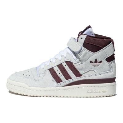 Oryginalne Forum 84 Wysokie Zamszowe Buty Skate Damskie Sneakersy Biało-Czerwone GY0825