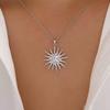 Sun & Moon Alloy Pendant Necklace - European American Niche Light Luxury Star Jewelry