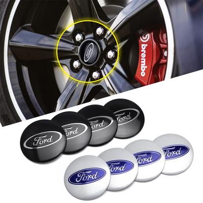 Für Ford Ranger Focus Kuga Mustang ST Transit Mondeo mk7 8 4 STÜCK 56MM Auto Emblem Styling Radnabendeckel Aufkleber Dekor Zubehör