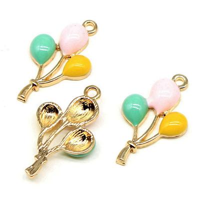 Charms Party Enamel Pendants Vintage Jewelry Supplies QC092