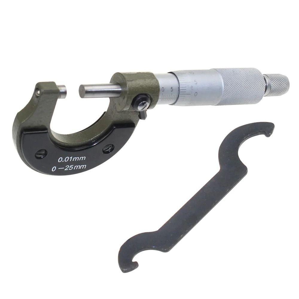 0-25mm Outside Micrometers Carbon Steel Precision Micro Meter  Precision Engineering
