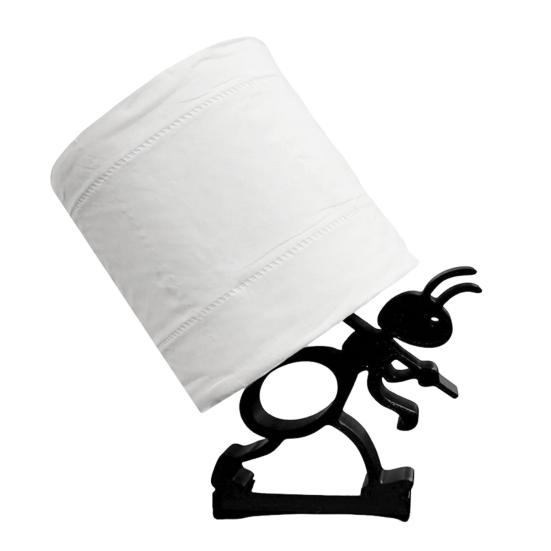 Ant Paper Roll Holder Cute Ant Shaped Toilet Roll Holder Tabletop Toilet Paper Holder Paper Dispenser for Home Bathroom Kitchen RV Decoration