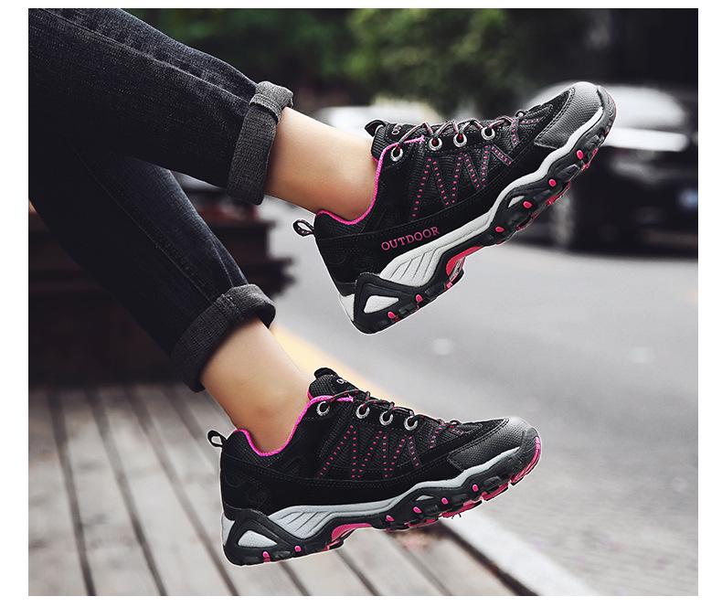 Seven-Color Non-Slip Casual Hiking Shoes - Breathable, Wear-Resistant, Low-Top, Four Seasons Outdoor Footwear
