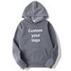 Men and Women DIY10 Printed Hooded Sweatshirt Loose Pullover Spring Autumn Winter Cotton Customize your logo Hoodie (S-4XL)