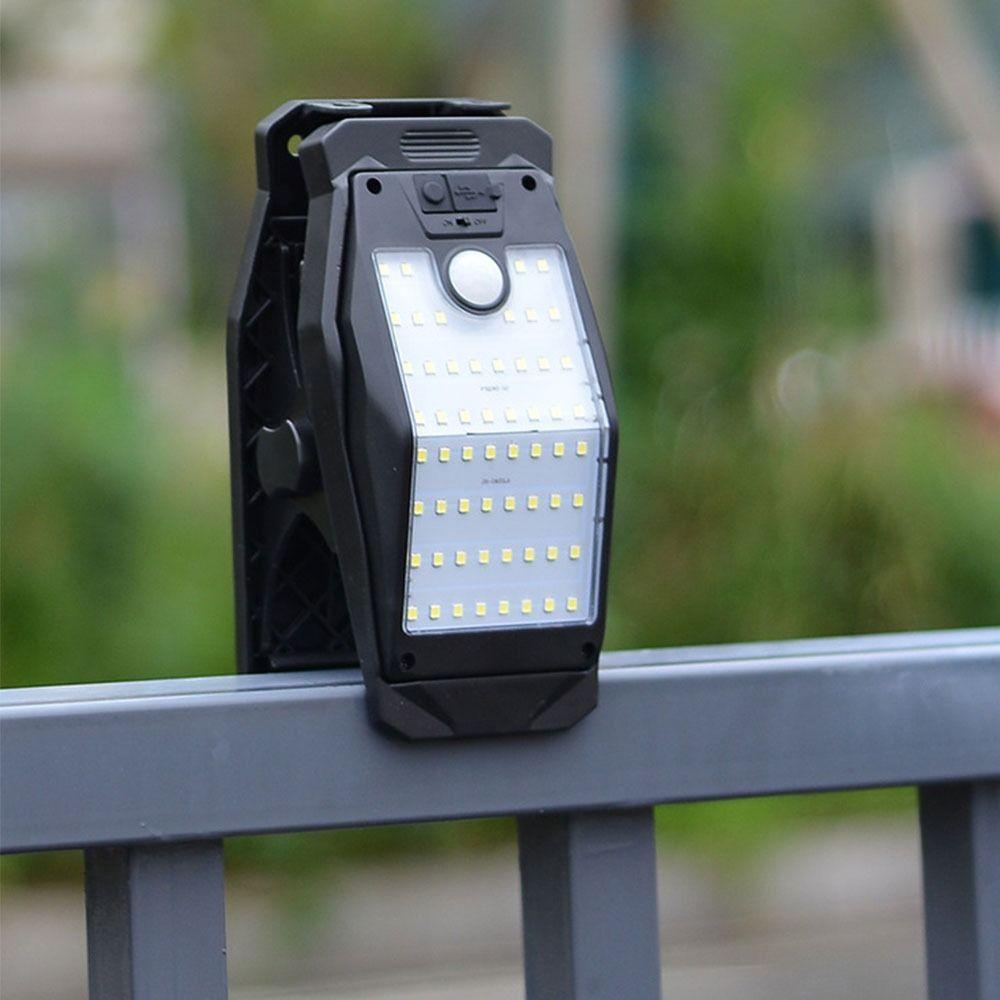 

Motion Sensor Solar Garden Lamp High Power LED Wall Light Solar Clip Light Wall Decoration