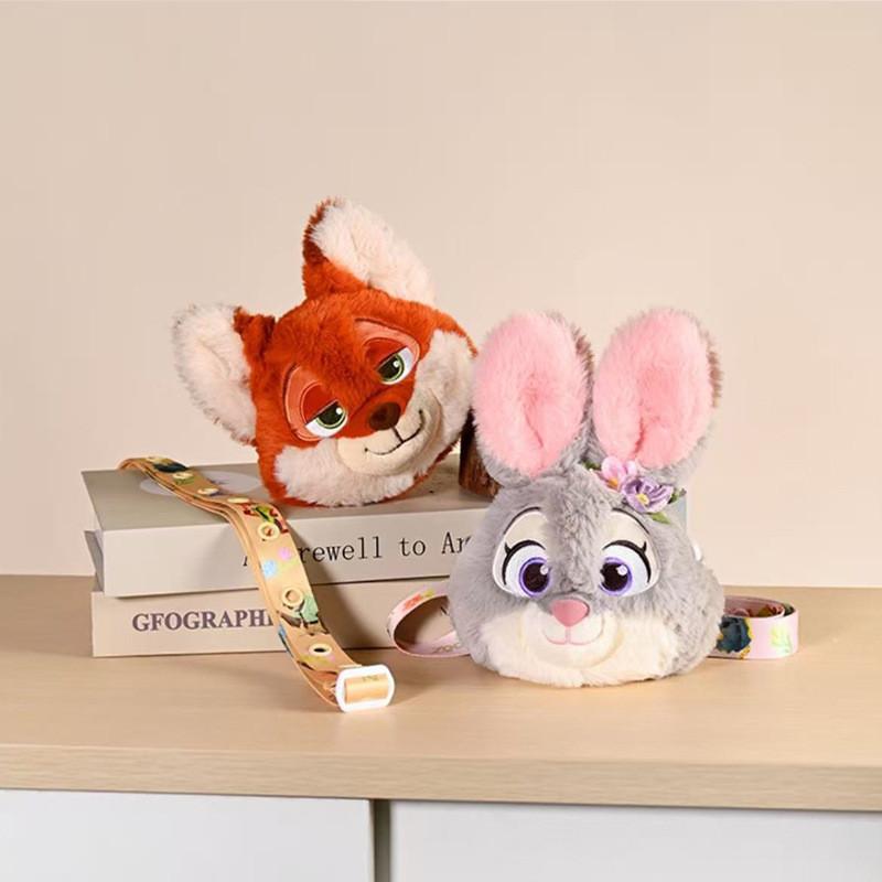 Nick Zootopia Wilde Spring Day Girls Floral Crossbody Bag Plush Doll Bag