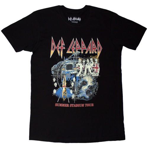 Def Leppard Unisex Adult Summer Stadium Tour Back Print T-Shirt