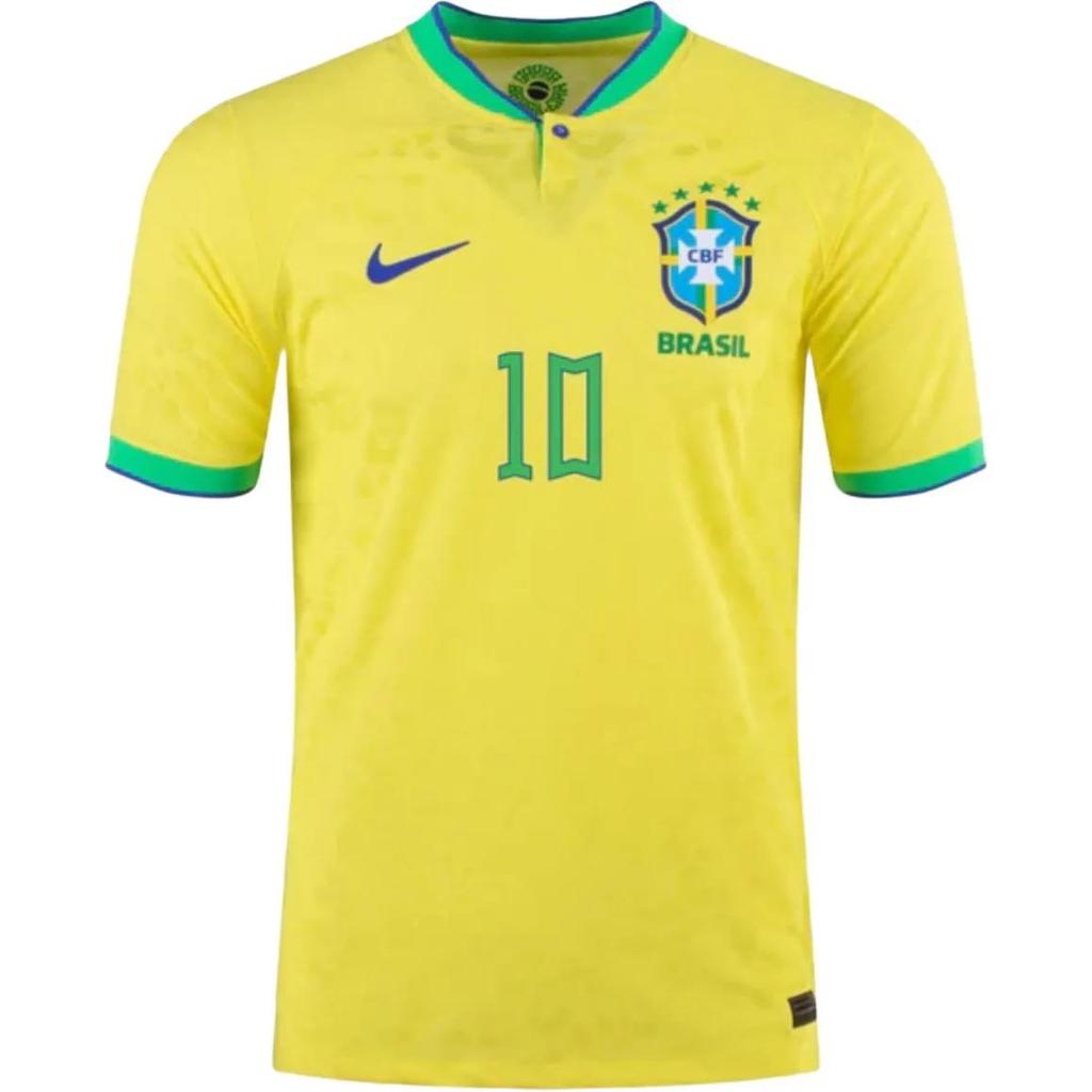 Nike Brazil National Team Soccer Jersey Player Edition Men's Yellow (Unisex) Soccer Jerseys DN0618 740