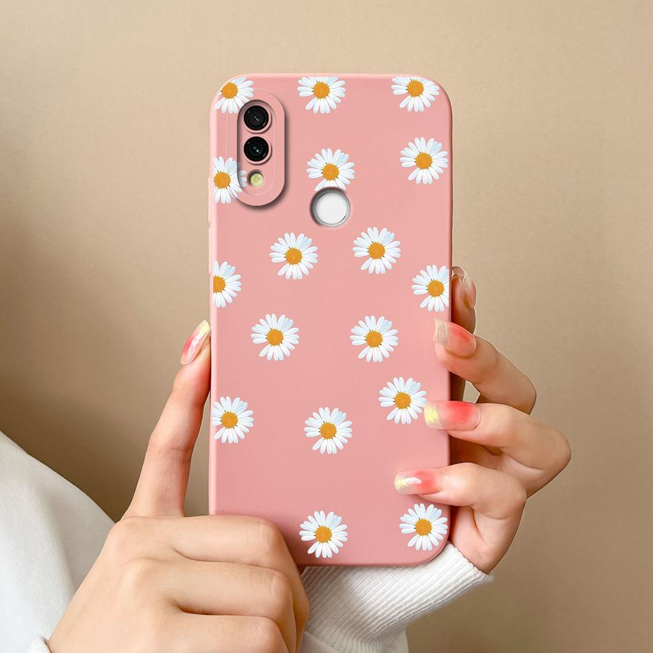 Case For Xiaomi Redmi 7 Cute Candy Painted Cover For Redmi7 Soft Liquid Silicone Upgrade Lens Protection Anti Drop Phone Shell