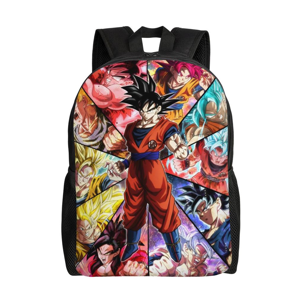 Dragon Ball Black Goku Backpack for Men Women Fashion High School Work Daypack  Laptop Shoulder Bag Outdoor