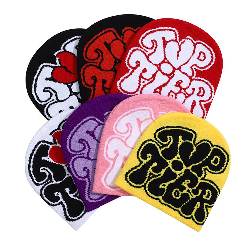 Unisex Hip-Hop Jacquard Knit Beanie – Warm, Stylish & Versatile