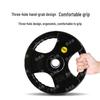 DianRun Large Hole Rubber Coated Barbell Plates