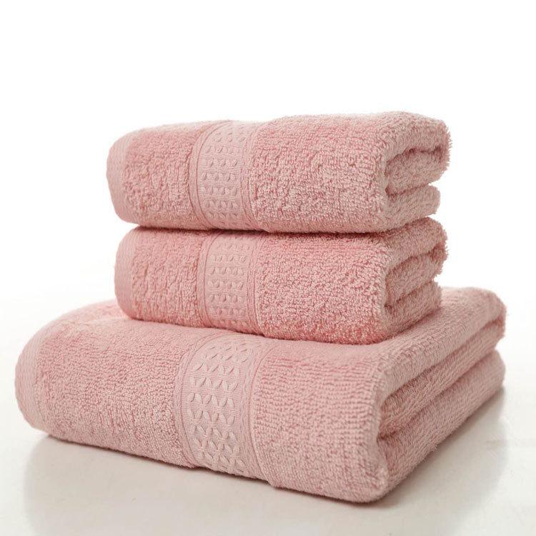 Premium 100% Cotton Towel Set: Soft, Thick Face, Bath, and Wash Towel Collection